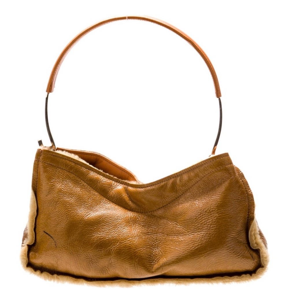 Elegant Tan Leather Women's Bag